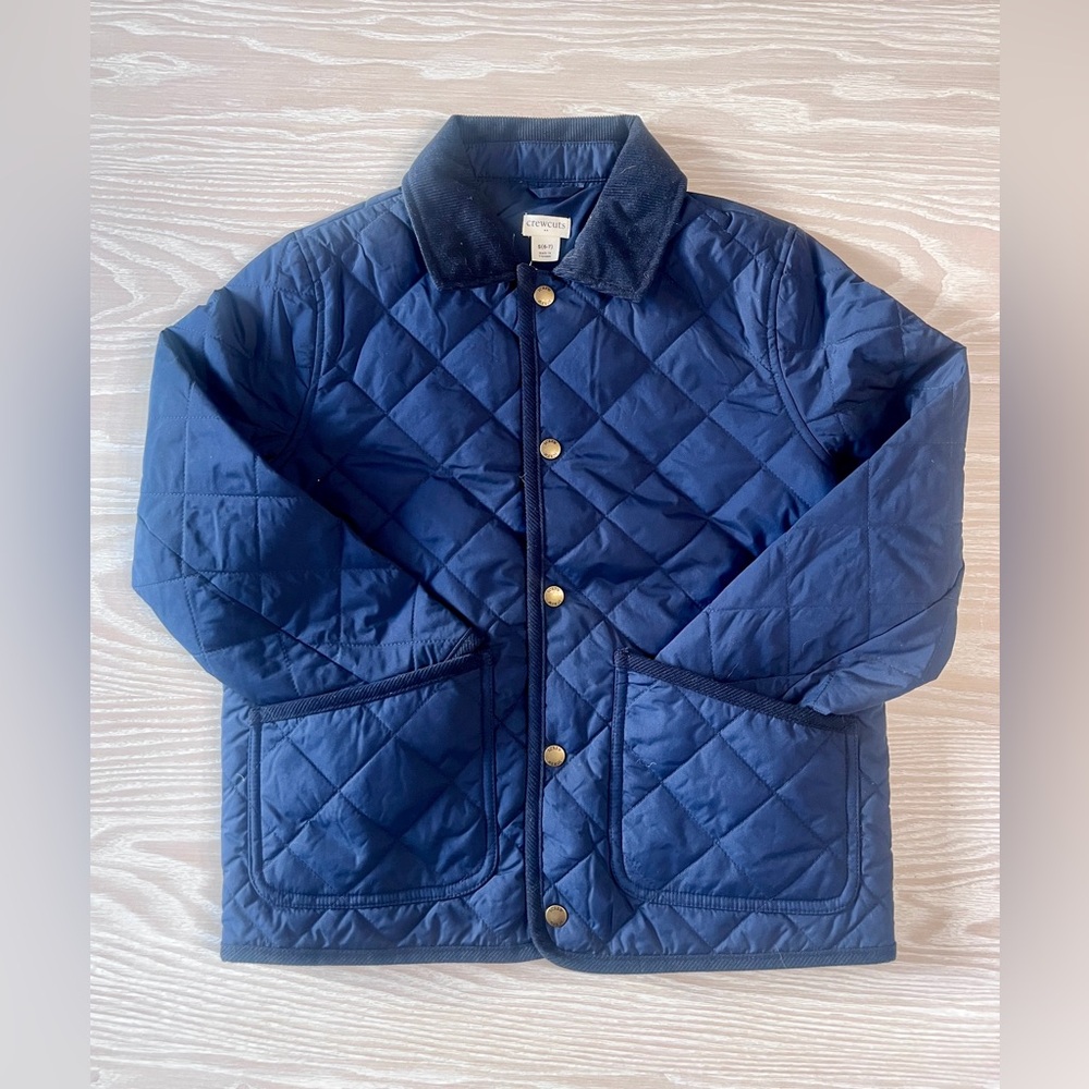NWT Crewcuts Navy Barn Jacket Size Small (6-7)